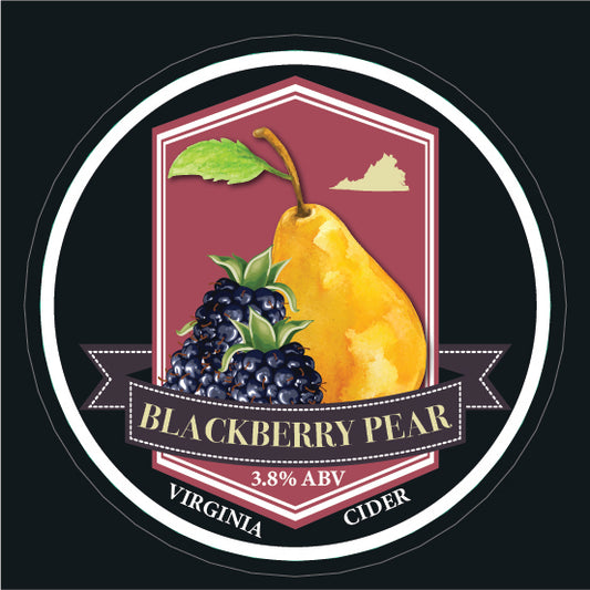 Blackberry Pear Session Cider - Cider w/ Blackberry, Pear