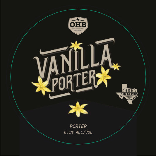 Vanilla Porter - Porter w/ Vanilla