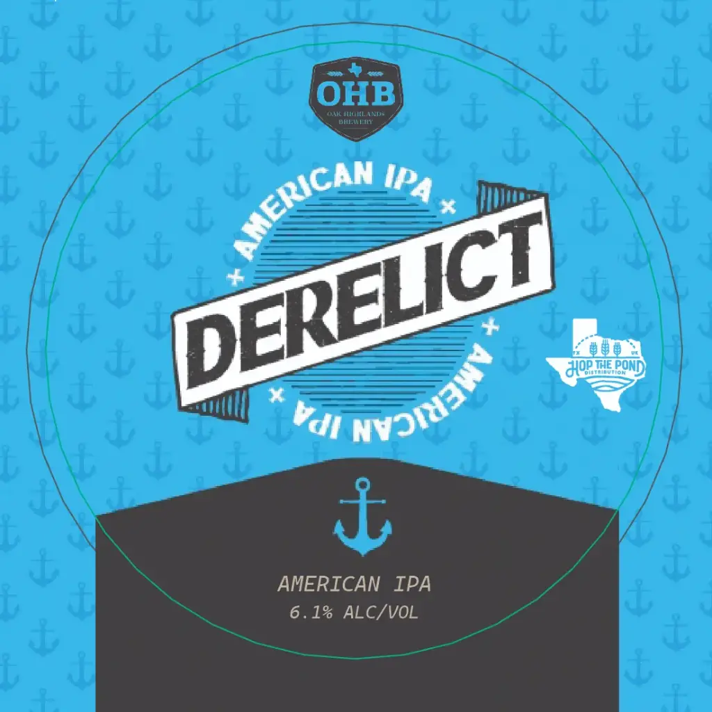[OHB_IPA_DER_K_20] Derelict - American IPA (20L Keg (Kegstar Steel, Type D))