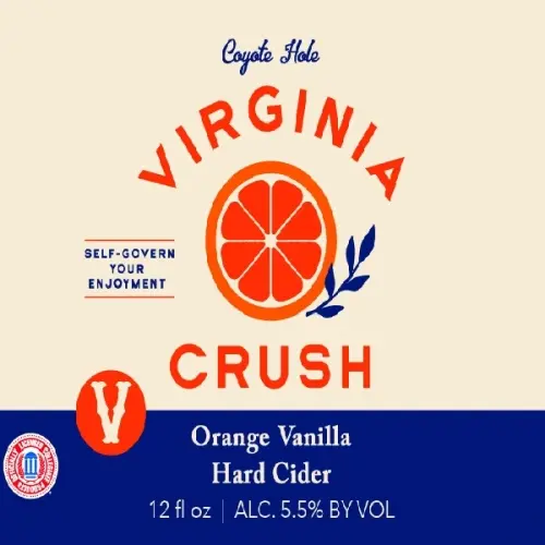 [CHC_CIDER_CRUSH_K_20] Virginia Crush - Cider w/ oranges, vanilla (20L Keg (One-Way, Type D))
