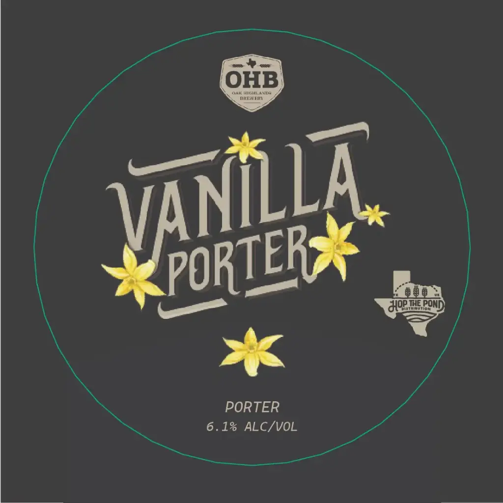 [OHB_PORT_VAN_K_20] Vanilla Porter - Porter w/ Vanilla (20L Keg (Kegstar Steel, Type D))